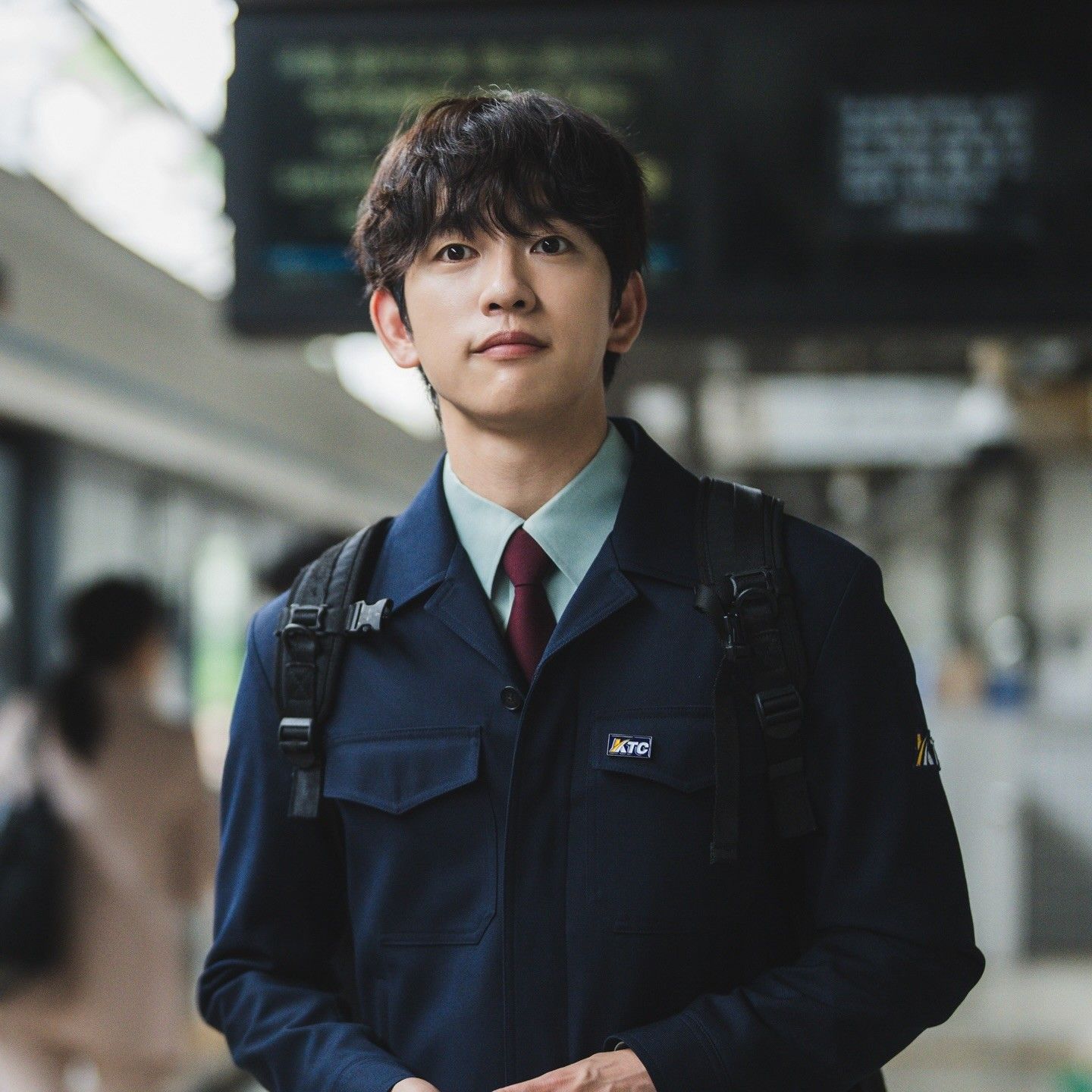 A moment captured by Jinyoung (GOT7)'s fan