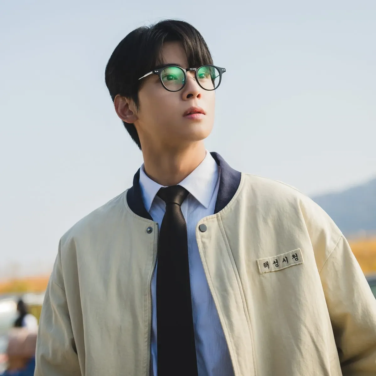 Recent activity shot of Eunwoo (ASTRO)