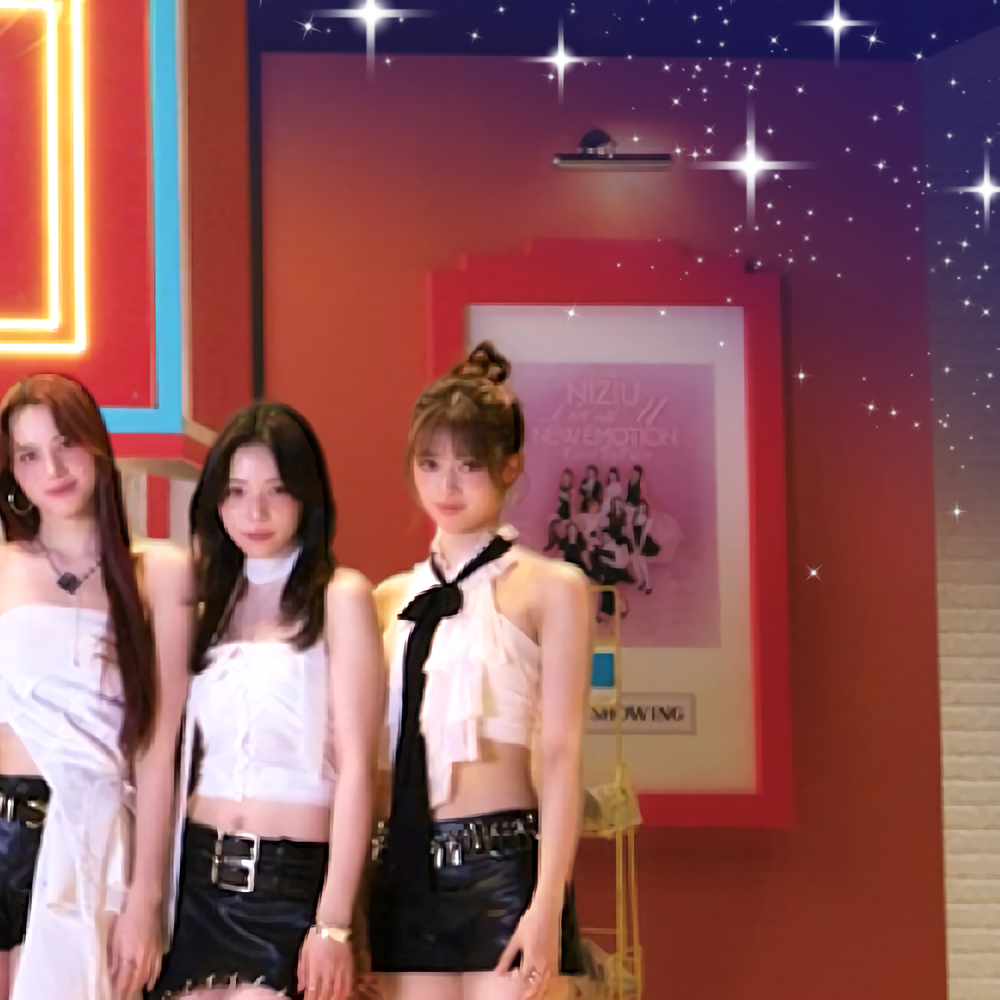 Recent activity shot of NiziU