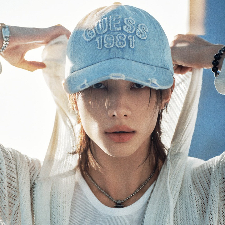 A moment captured by Stray Kids's fan