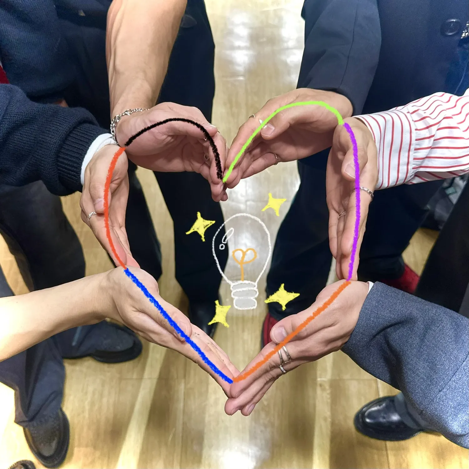 Momen yang diabadikan oleh penggemar ONF