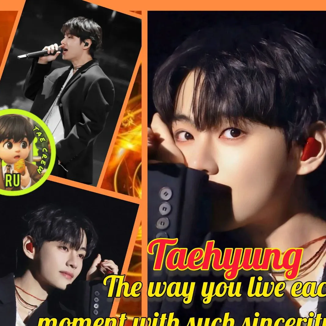 A moment captured by V (BTS)'s fan