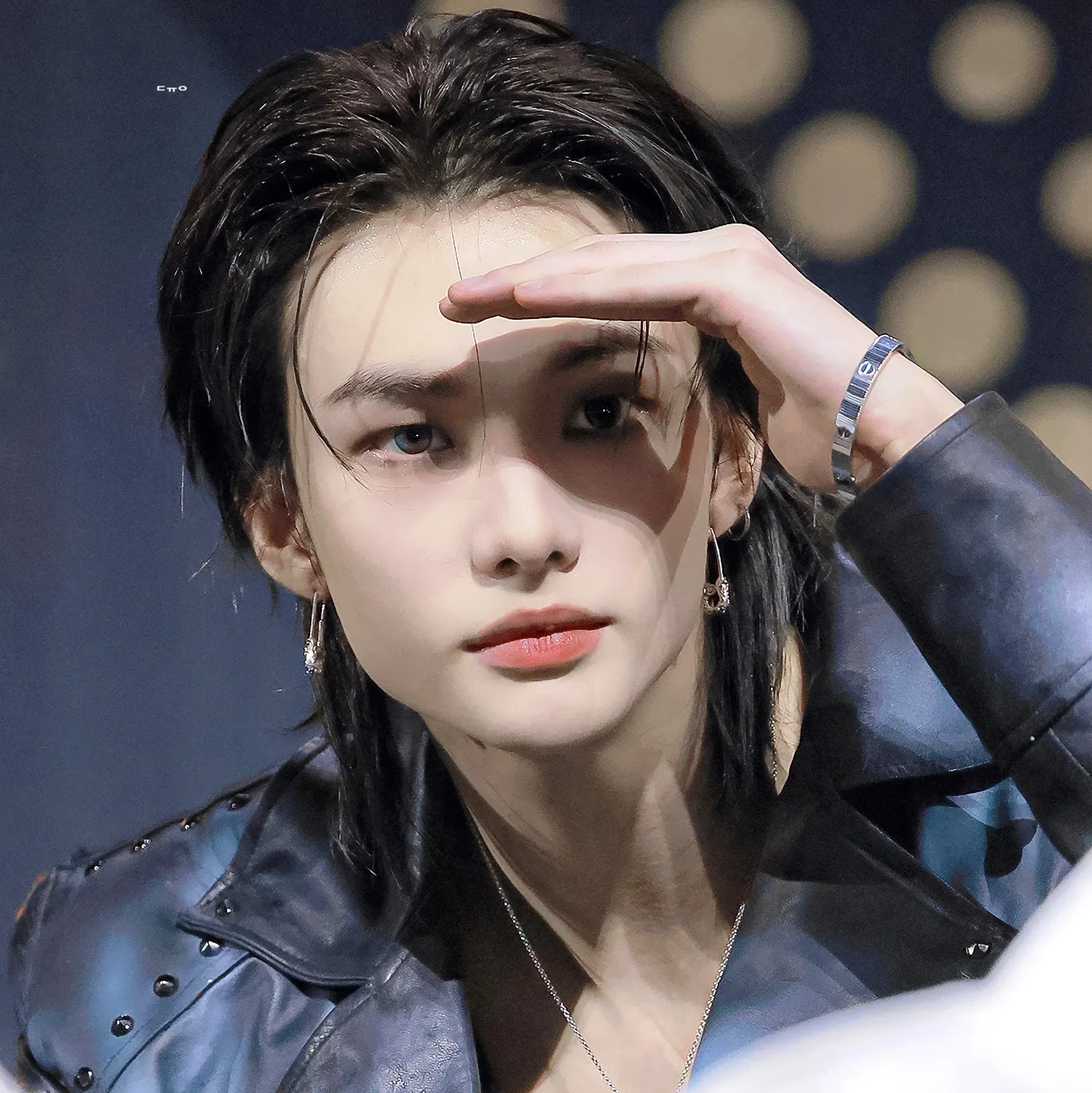 Recent activity shot of Hyunjin (Stray Kids)