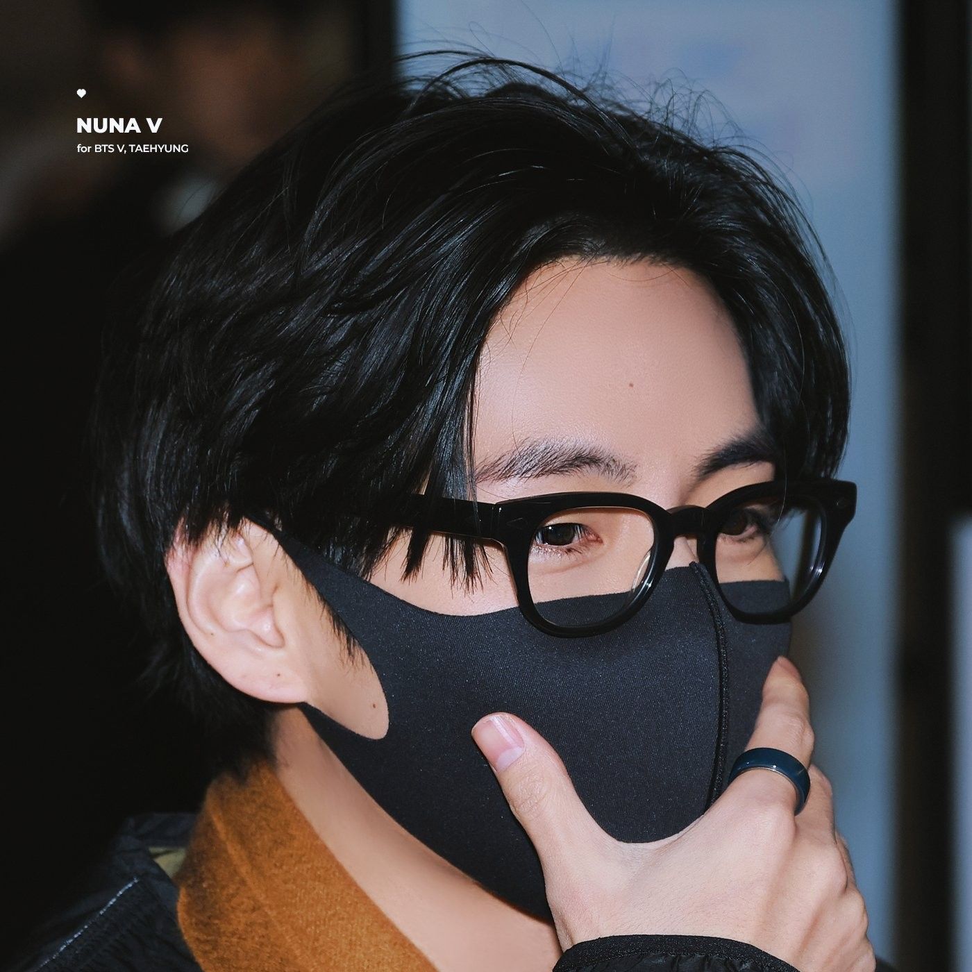 V (防彈少年團)粉絲拍下的瞬間