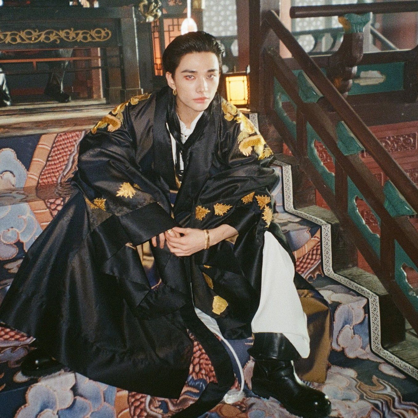 Recent activity shot of Hyunjin (Stray Kids)