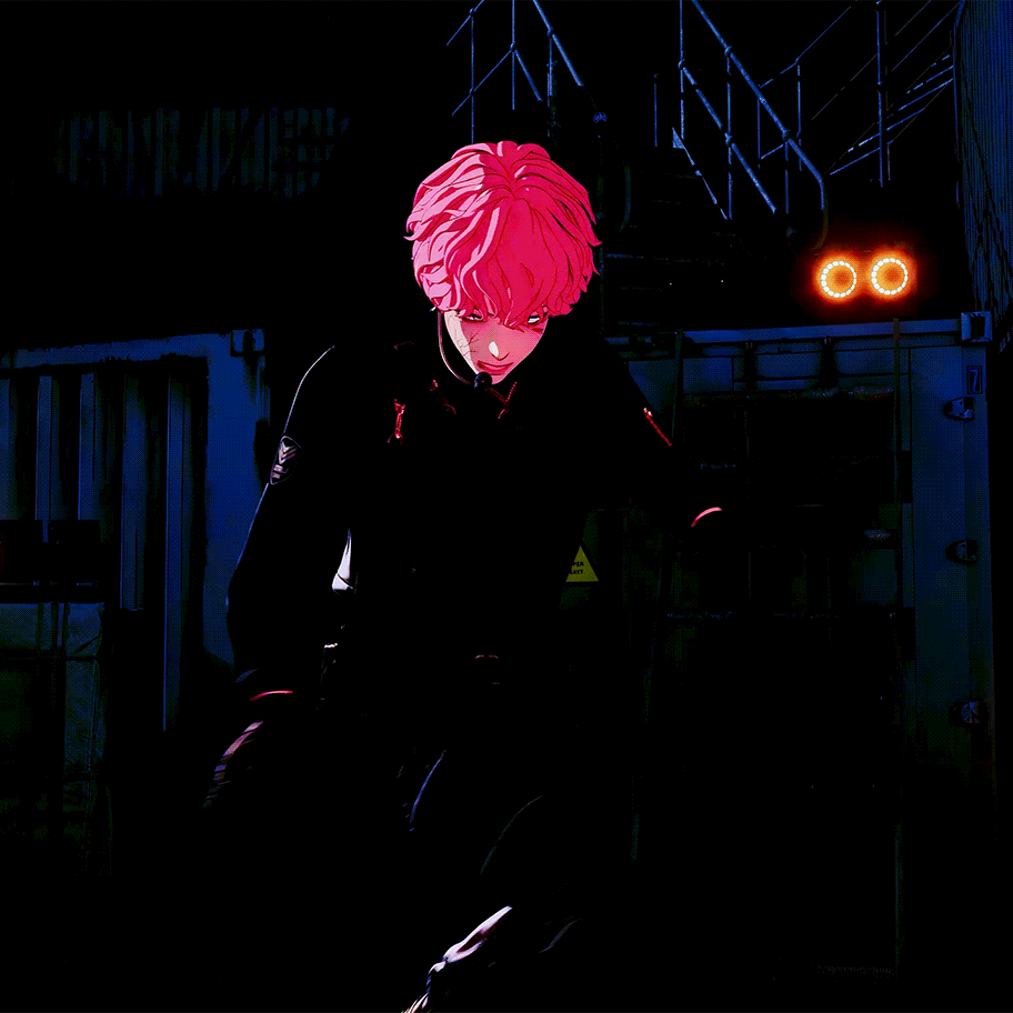 Recent activity shot of Bamby (PLAVE)