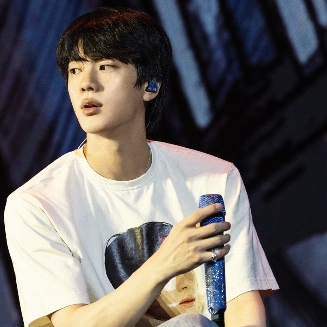 Recent activity shot of Jin (BTS)