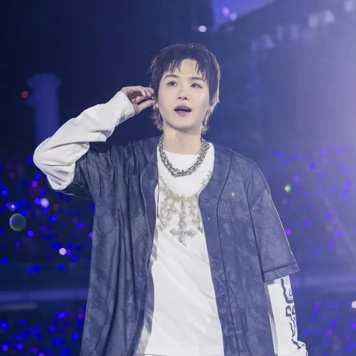 Recent activity shot of SUGA (BTS)