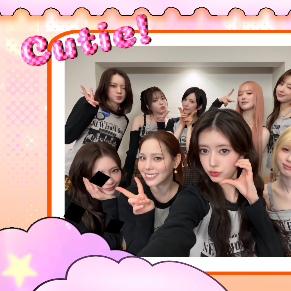 NiziUの舞台裏ショット