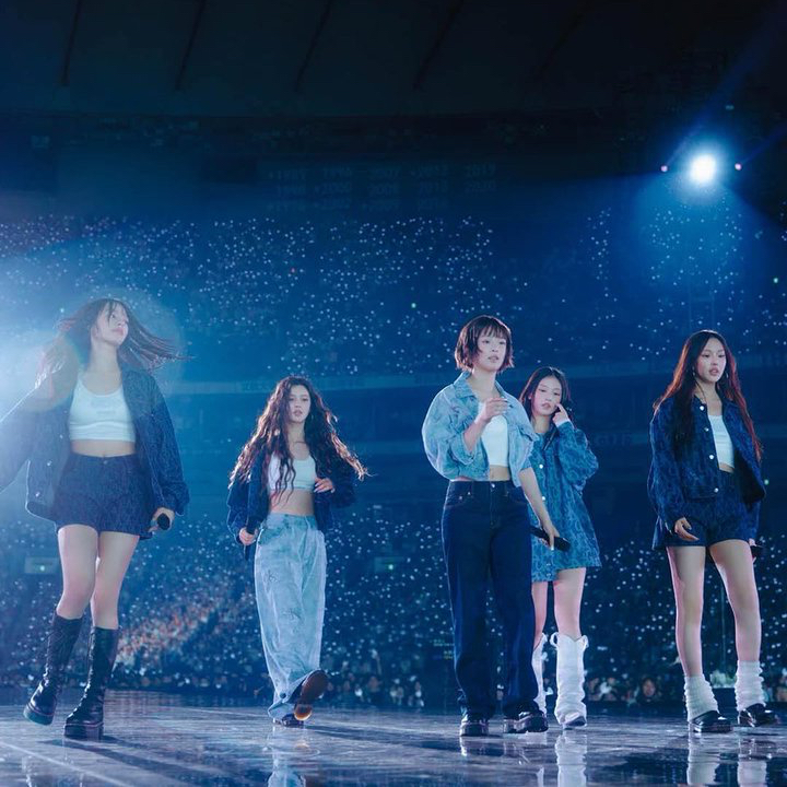 Recent activity shot of NewJeans