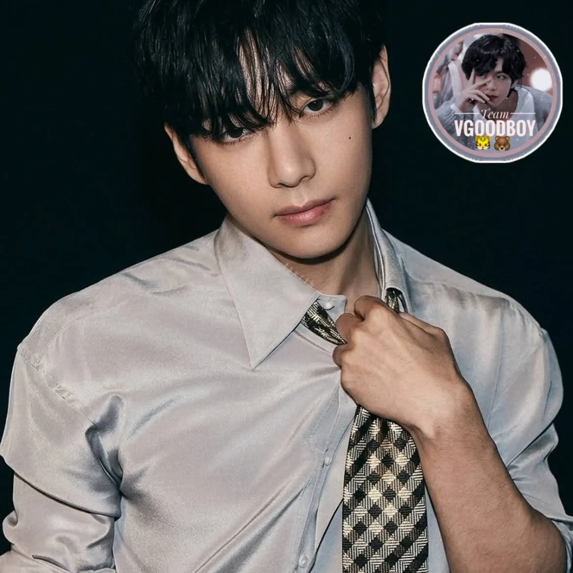 A moment captured by V (BTS)'s fan