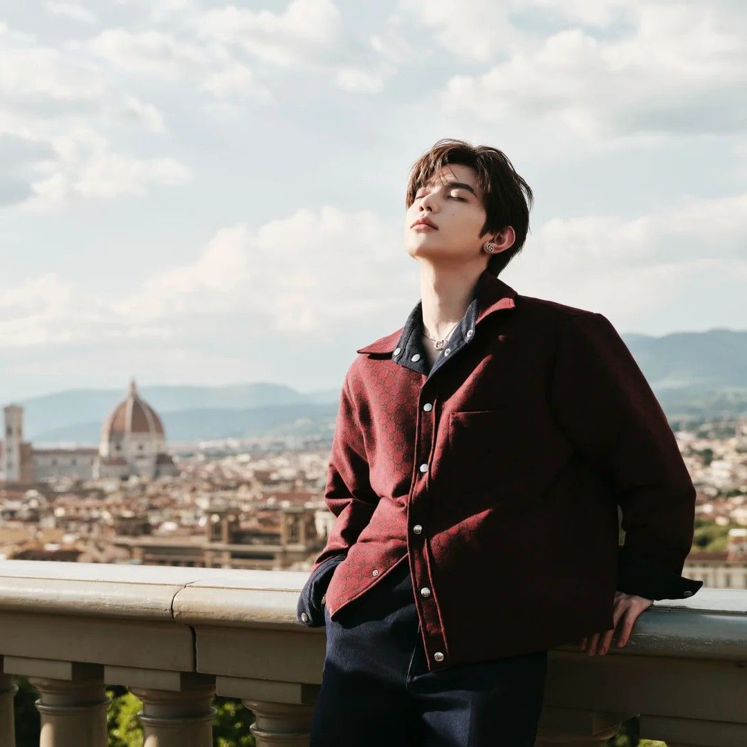 Recent activity shot of Zhang Hao (ZEROBASEONE)