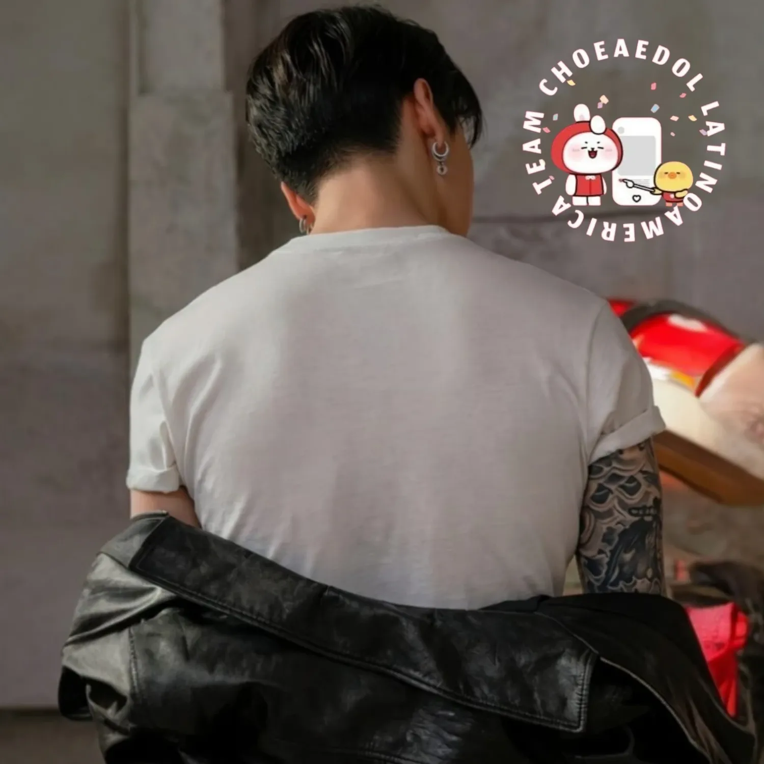 A moment captured by Jungkook (BTS)'s fan
