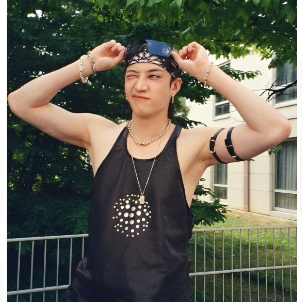 A moment captured by Bang Chan (Stray Kids)'s fan