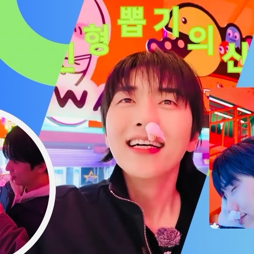 A moment captured by Sandeul (B1A4)'s fan