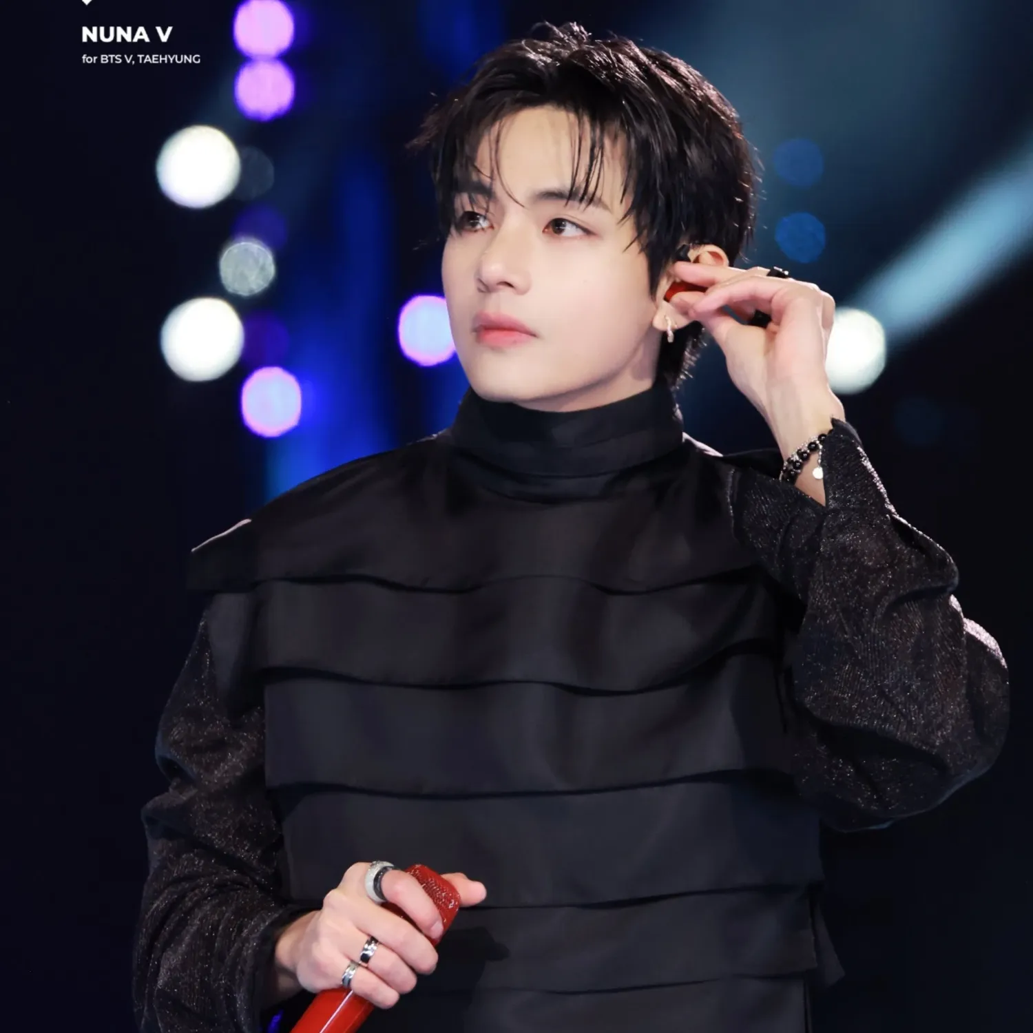 A moment captured by V (BTS)'s fan