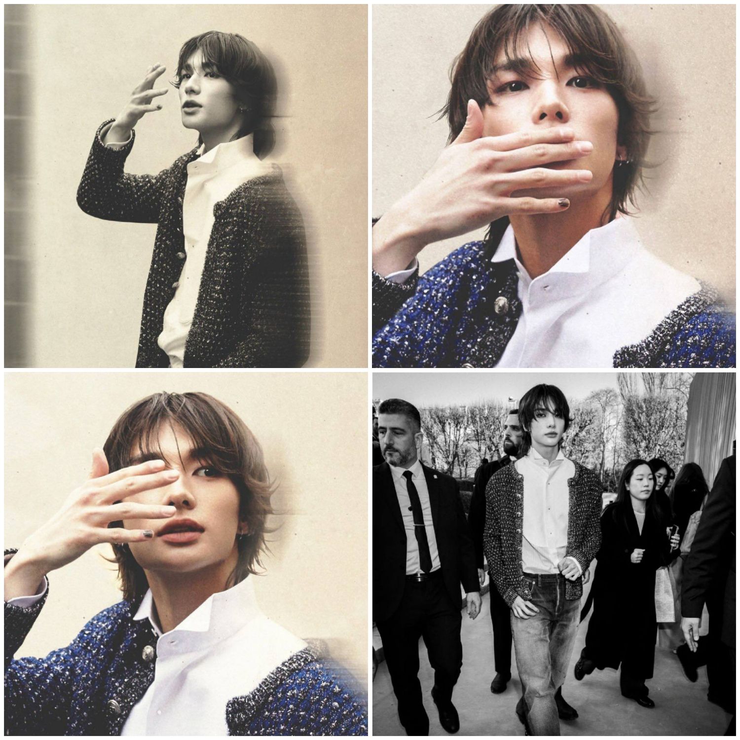 A moment captured by Hyunjin (Stray Kids)'s fan