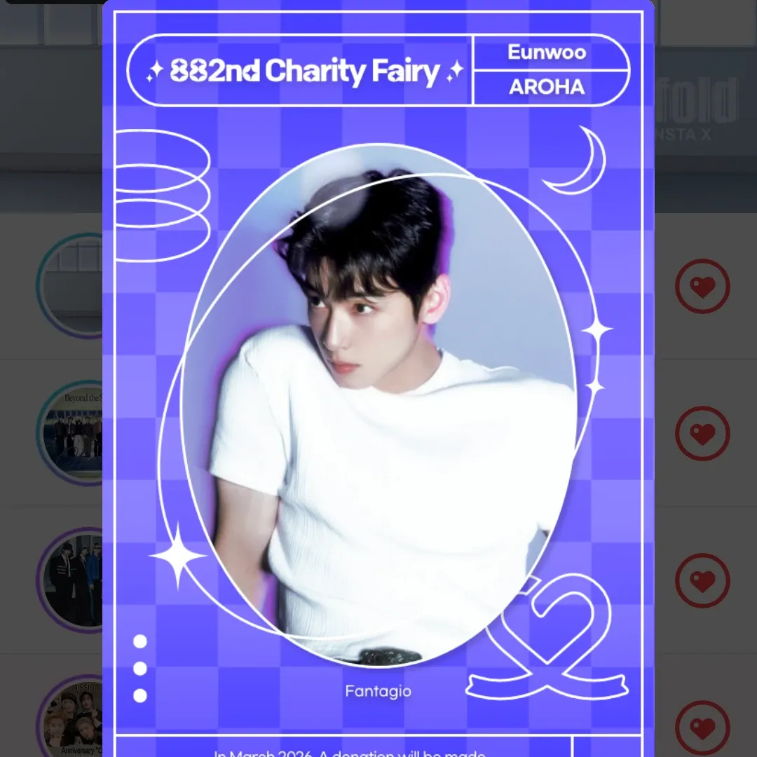 A moment captured by MJ (ASTRO)'s fan