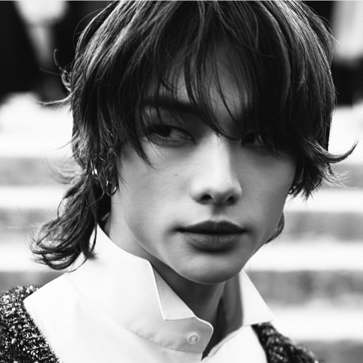 A moment captured by Hyunjin (Stray Kids)'s fan