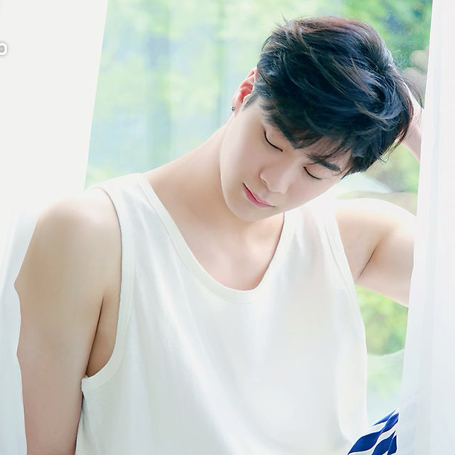 Recent activity shot of Moonbin (ASTRO)