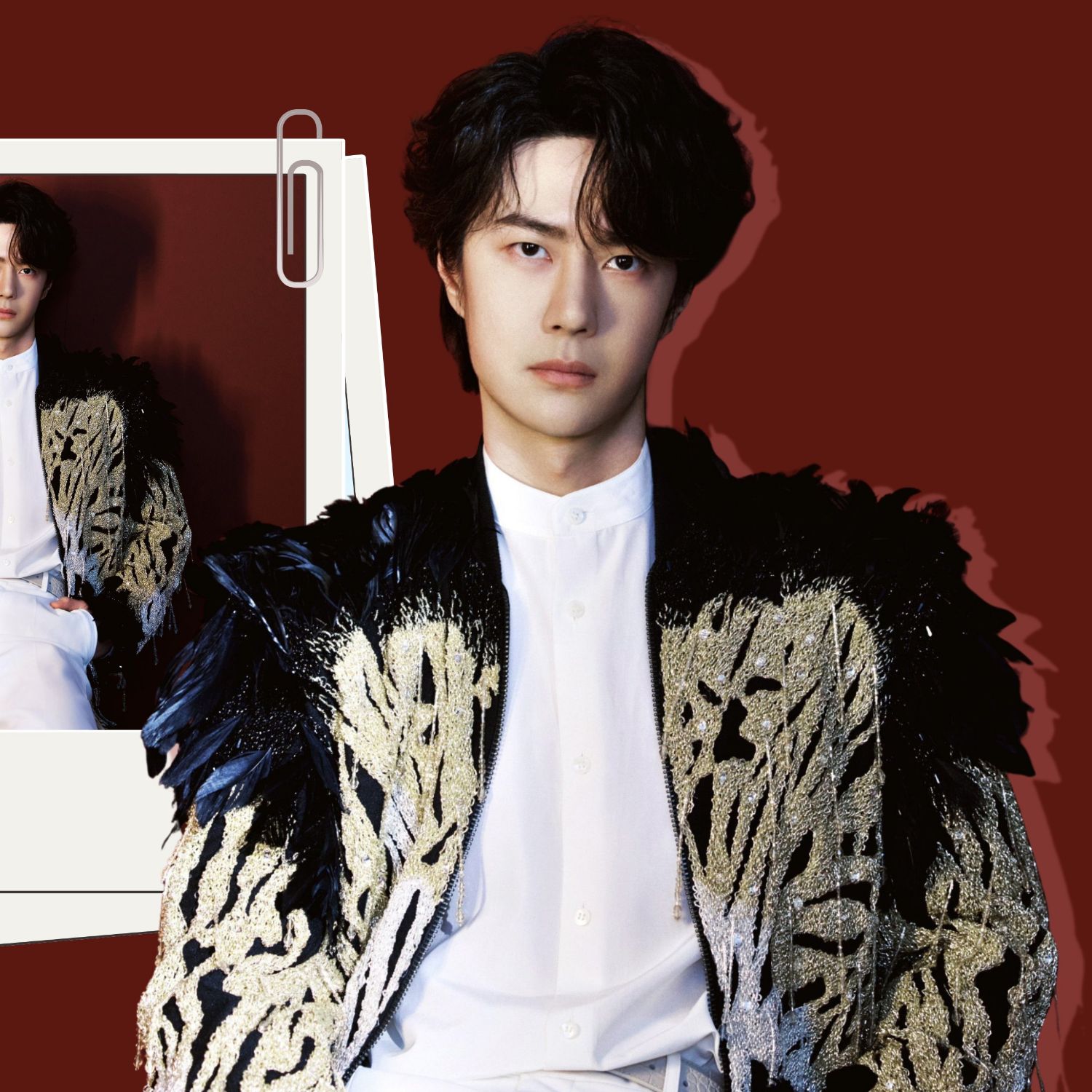 Behind-the-scenes cut of Wang Yibo