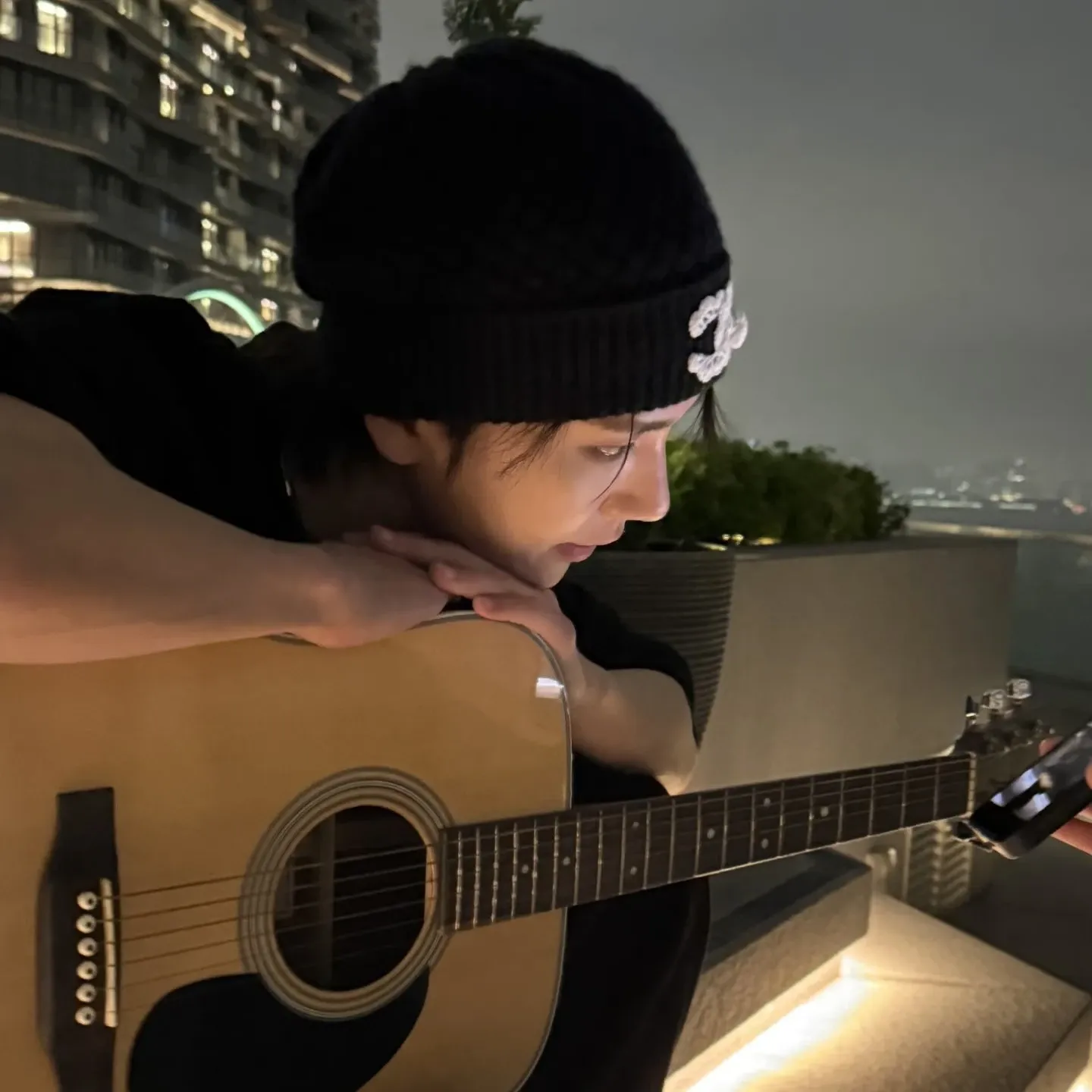 A moment captured by Joshua (SEVENTEEN)'s fan