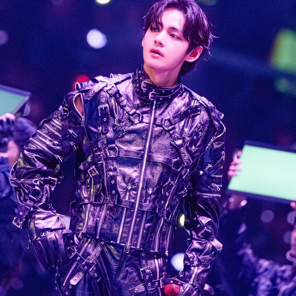 V (防彈少年團)粉絲拍下的瞬間