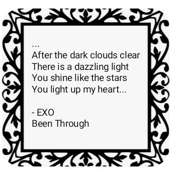 A moment captured by EXO's fan