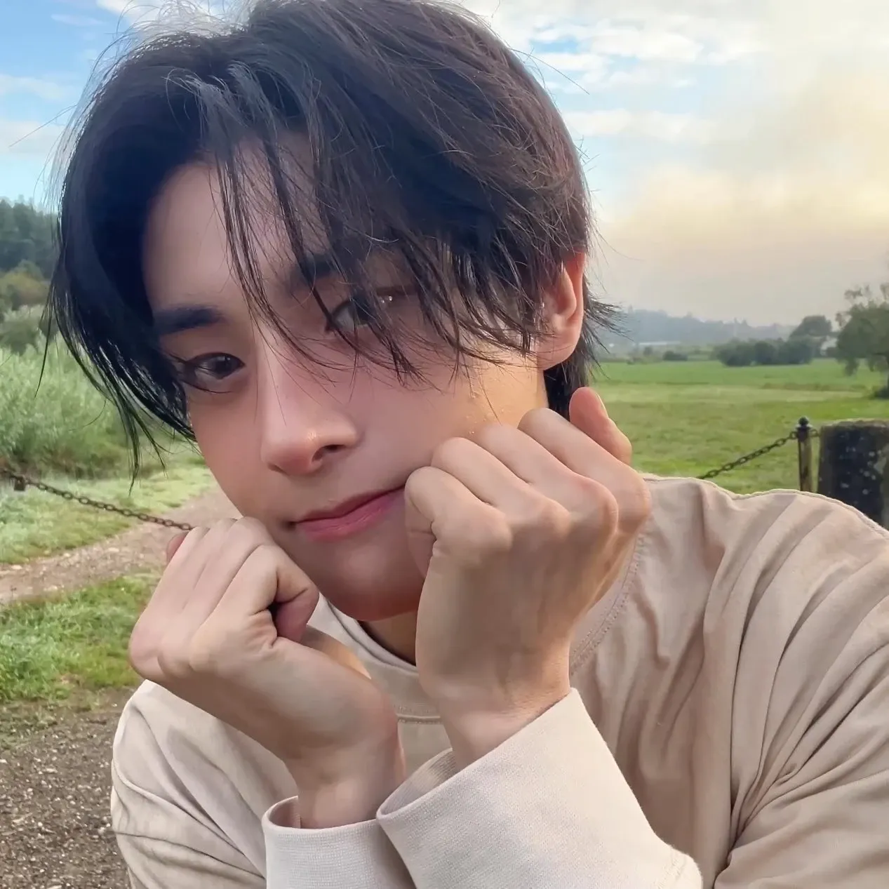 A moment captured by Jake (ENHYPEN)'s fan