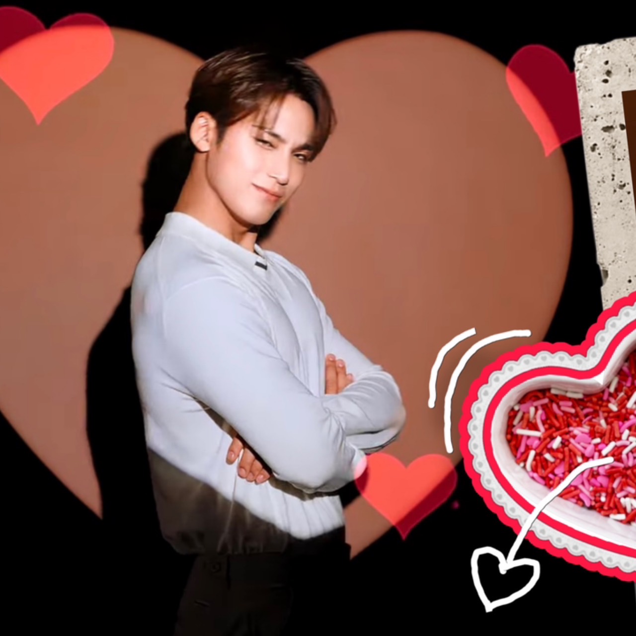 A moment captured by Mingyu (SEVENTEEN)'s fan