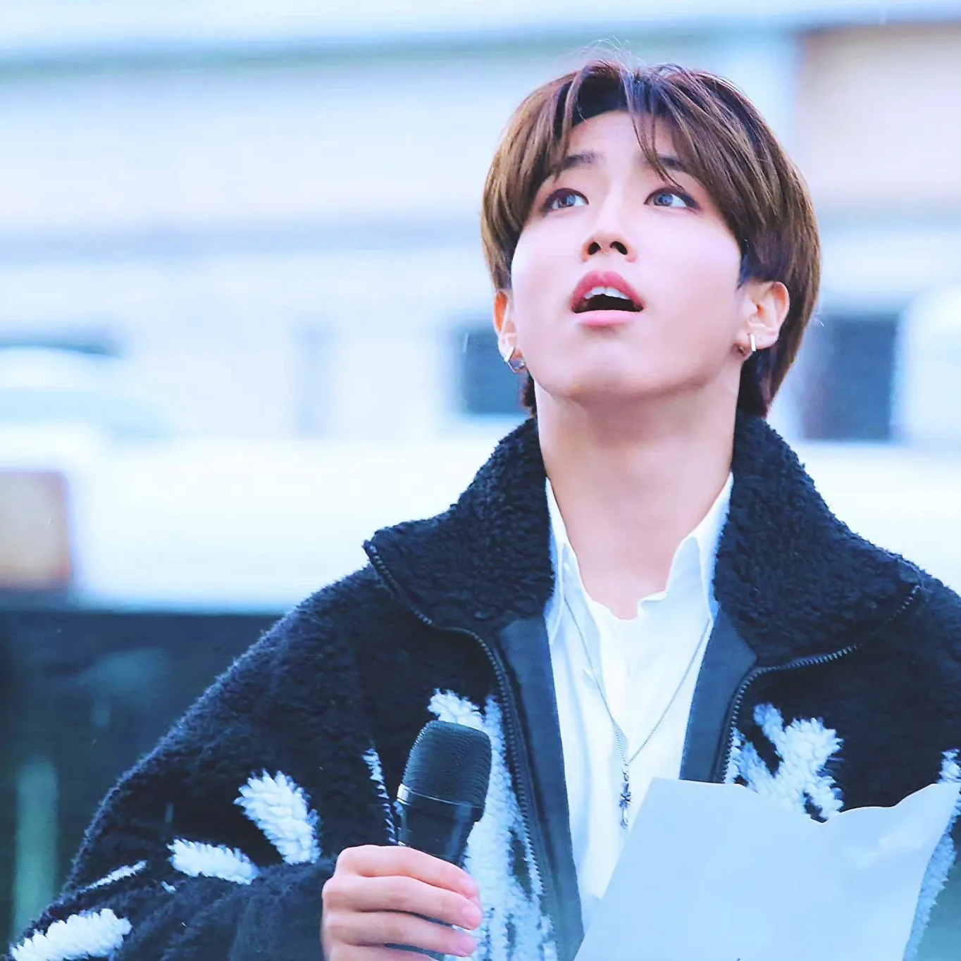 A moment captured by HAN (Stray Kids)'s fan