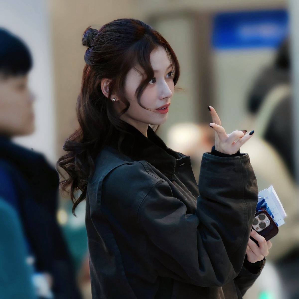 Sana (TWICE)粉絲拍下的瞬間