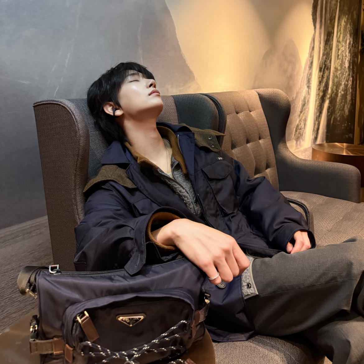 A moment captured by Joshua (SEVENTEEN)'s fan