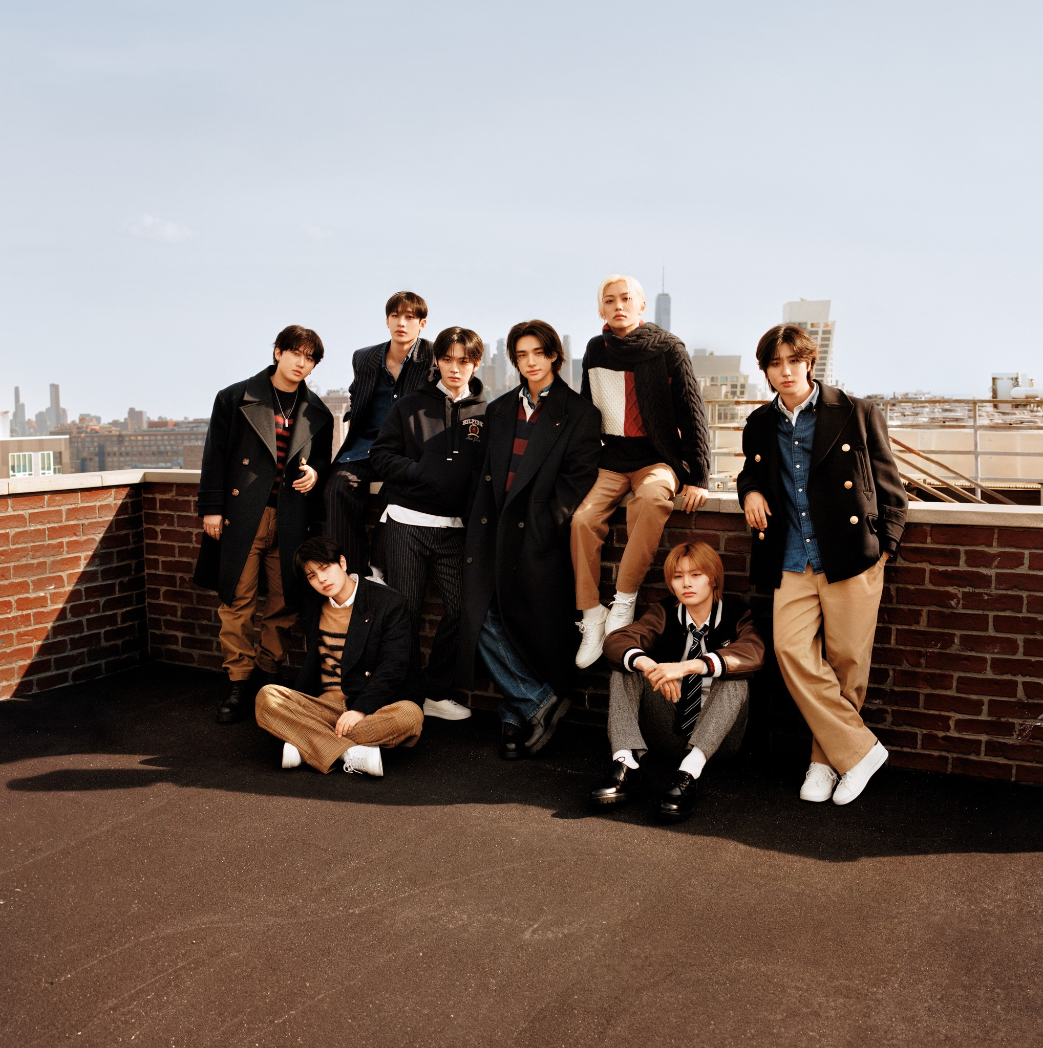 A moment captured by Stray Kids's fan