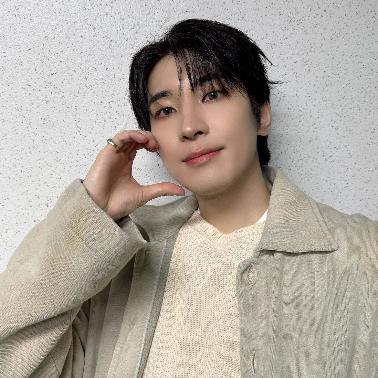 A moment captured by Wonwoo (SEVENTEEN)'s fan