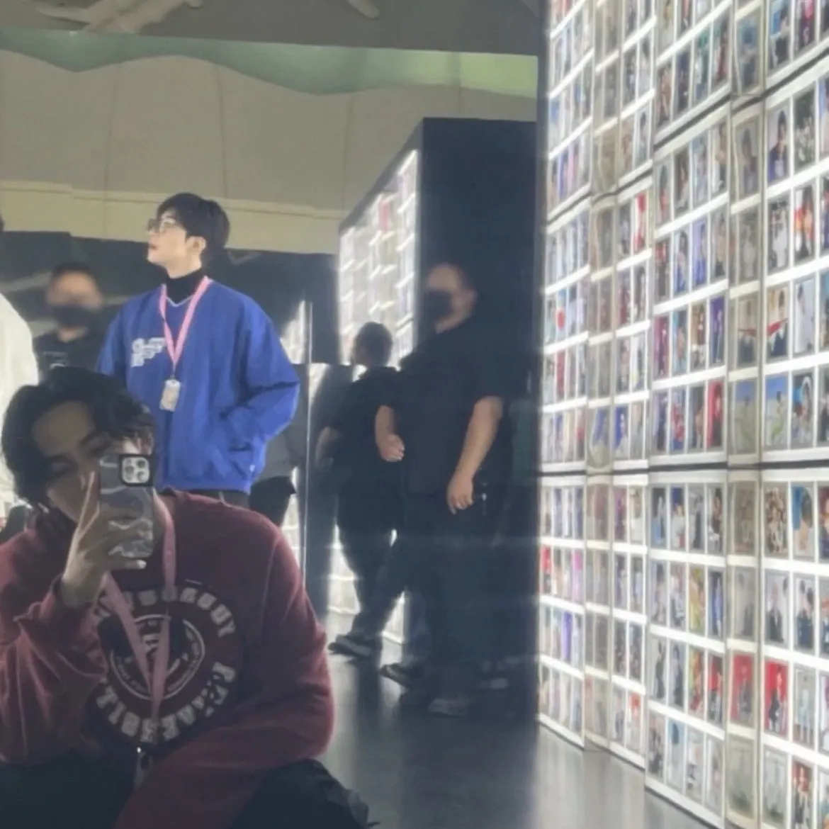 A moment captured by Wonwoo (SEVENTEEN)'s fan