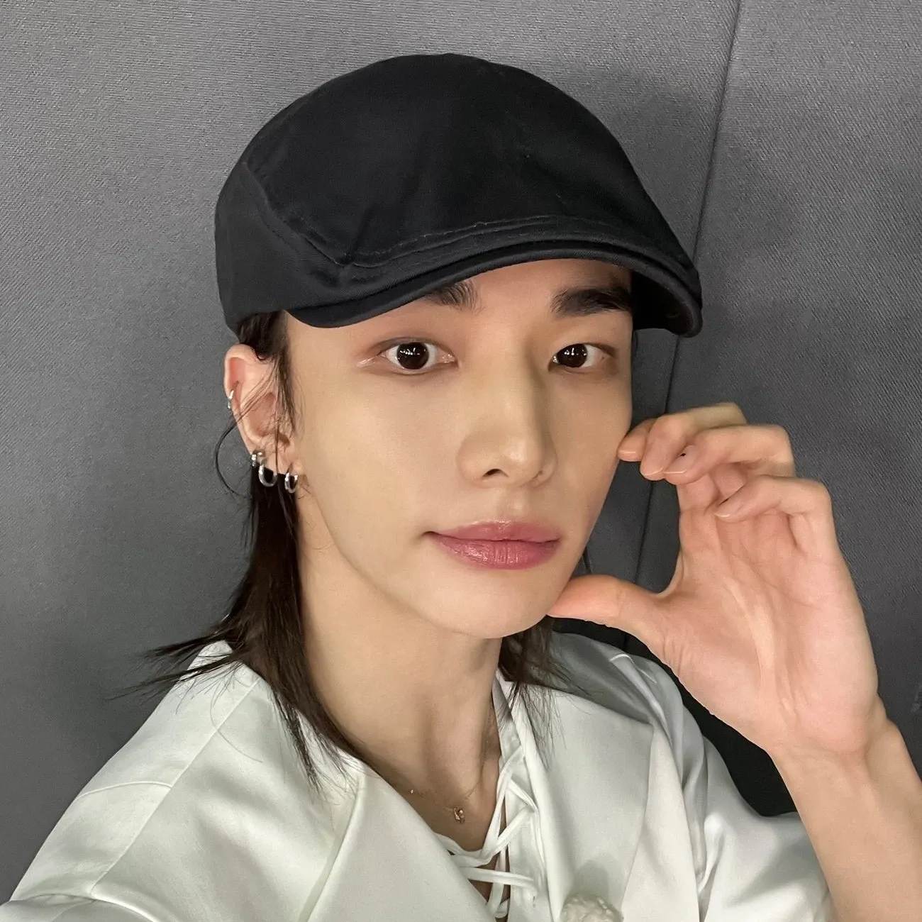 Behind-the-scenes cut of Hyunjin (Stray Kids)