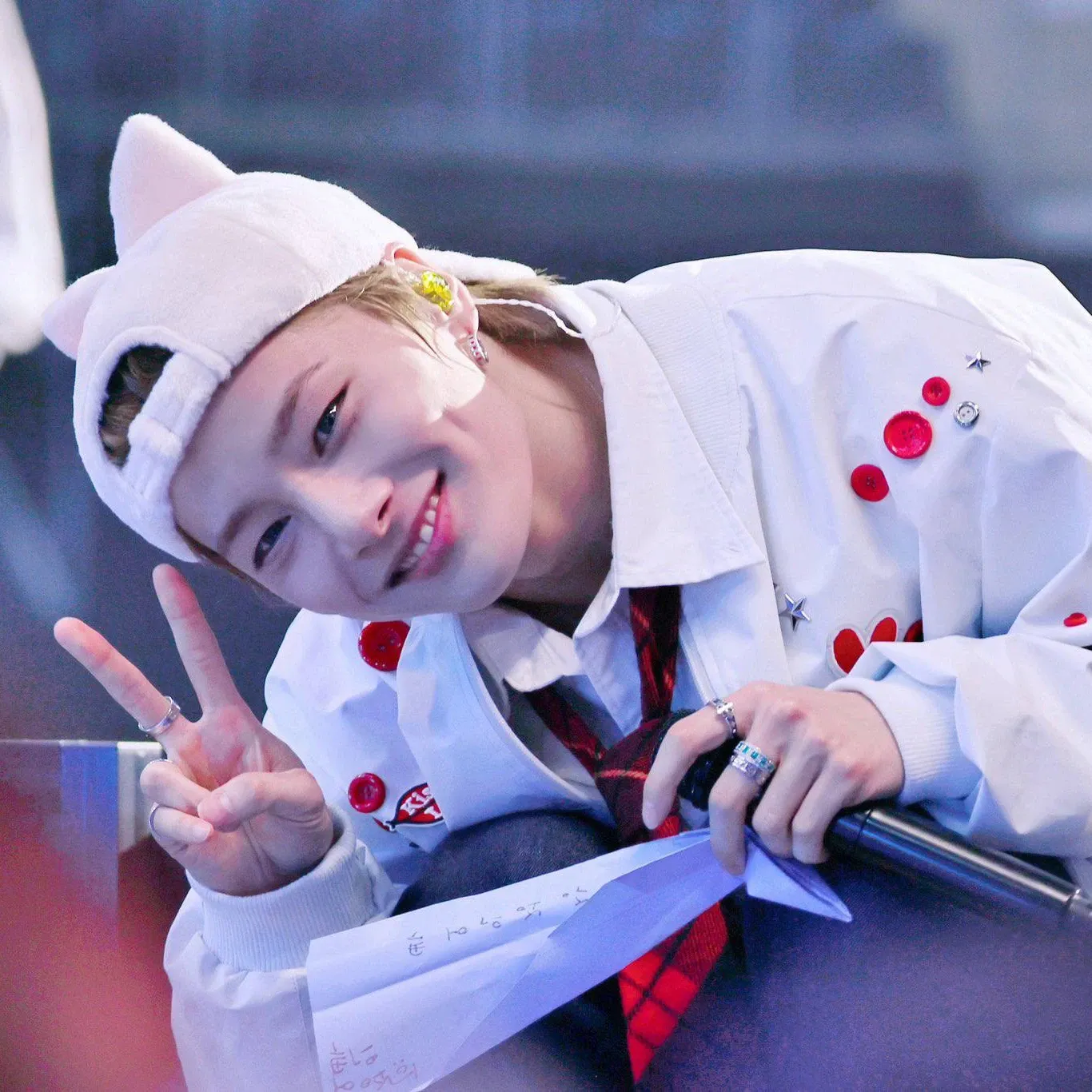 A moment captured by I.N (Stray Kids)'s fan