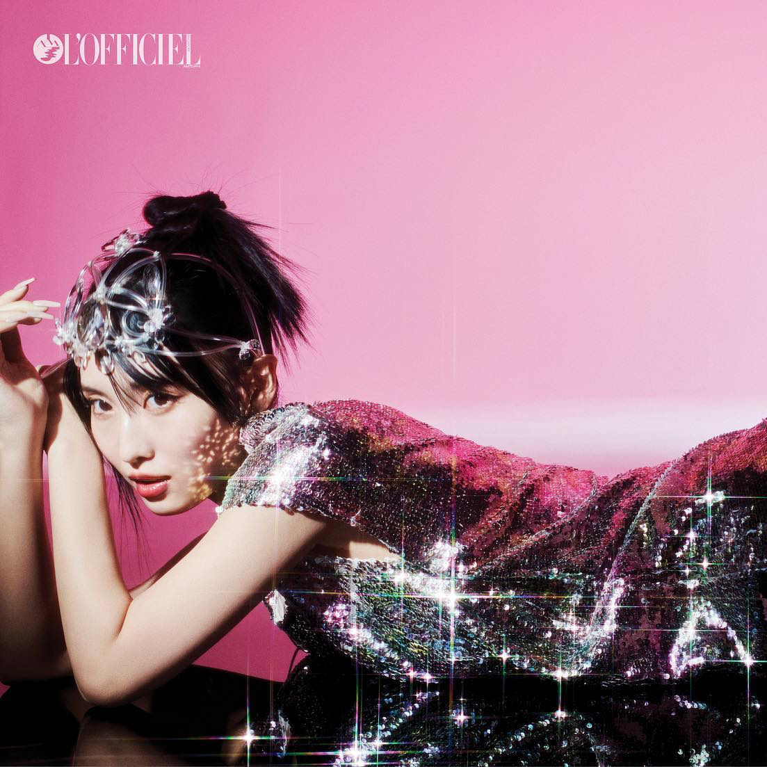 Potret di balik layar Momo (TWICE)