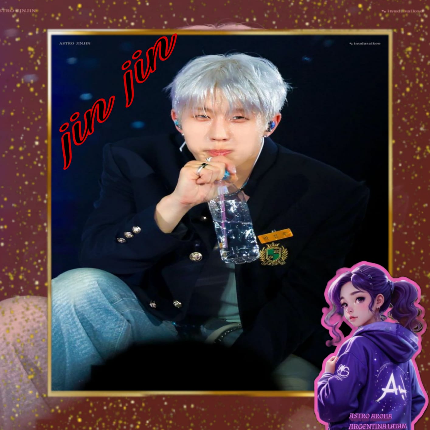 A moment captured by Jinjin (ASTRO)'s fan