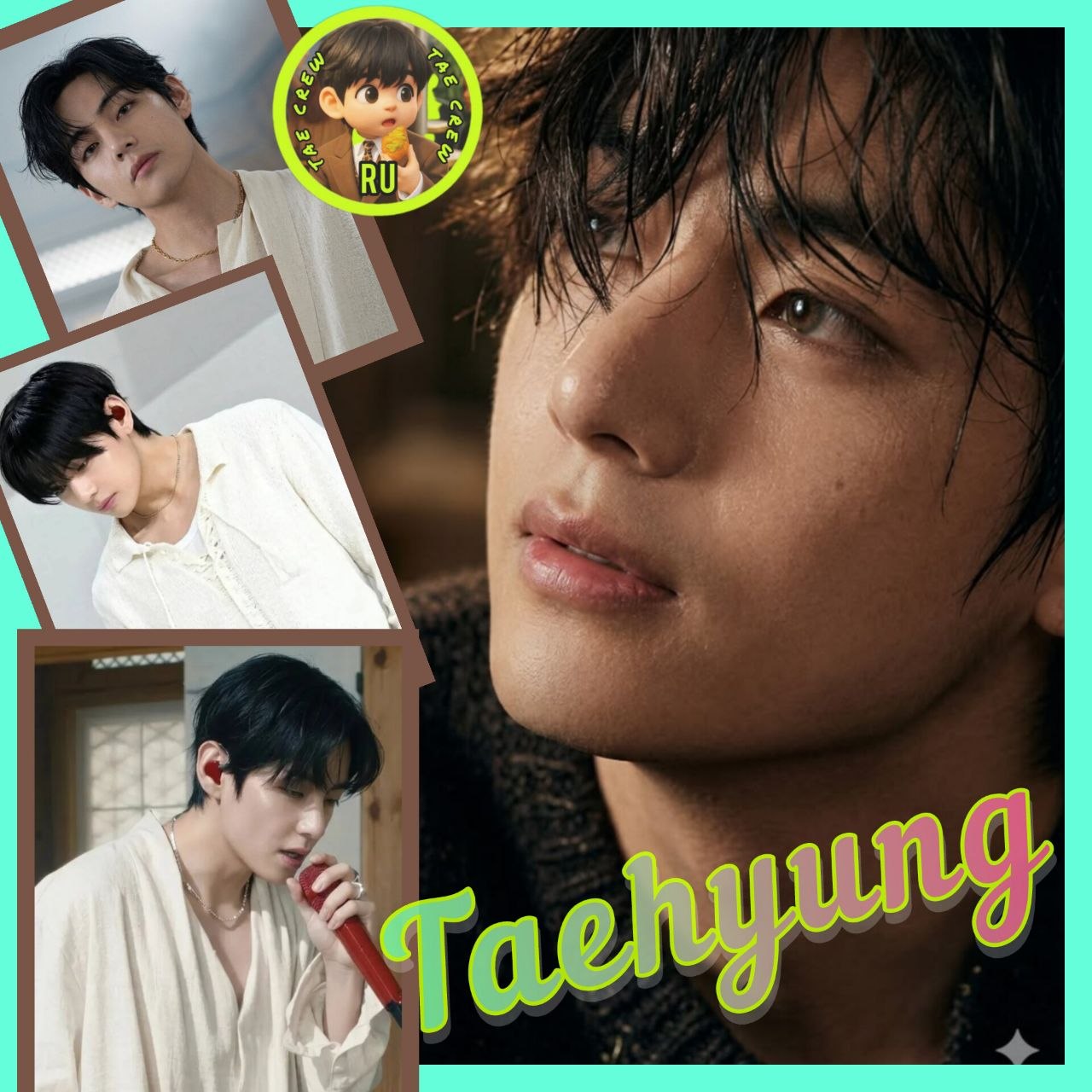 A moment captured by V (BTS)'s fan