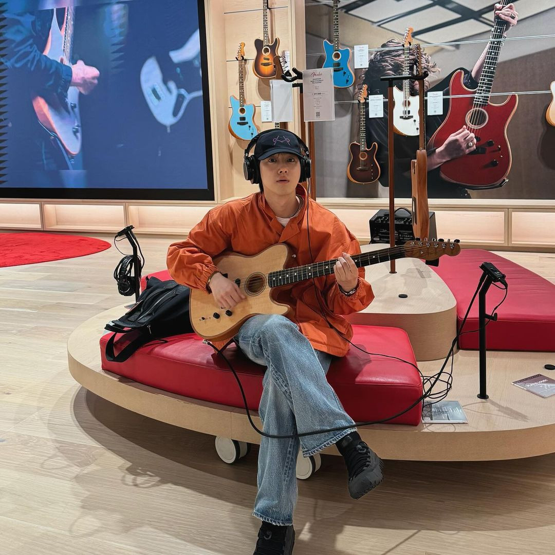 Behind-the-scenes cut of Suho (EXO)