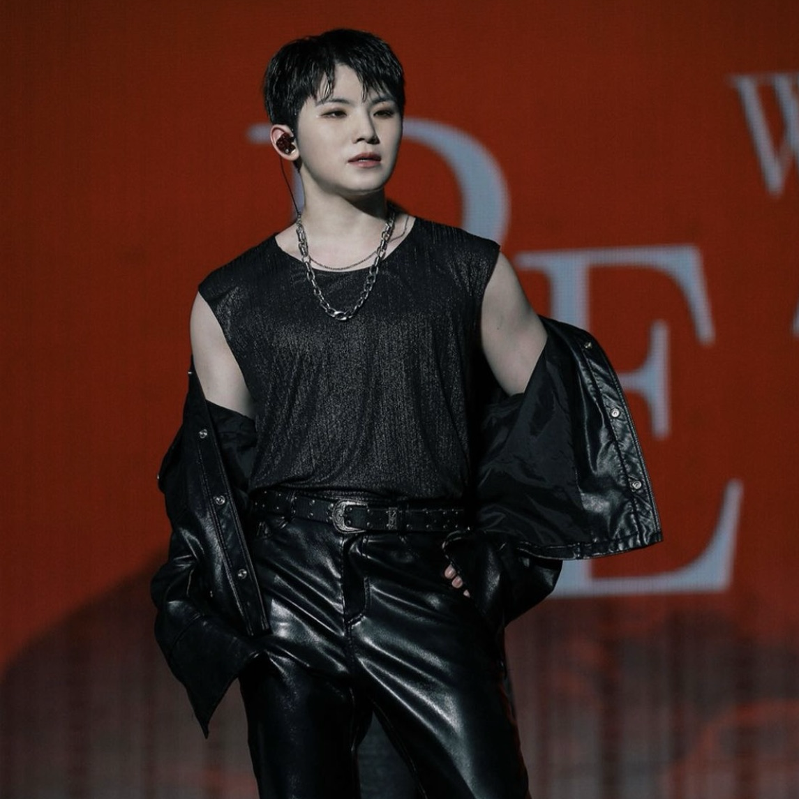 A moment captured by Woozi (SEVENTEEN)'s fan