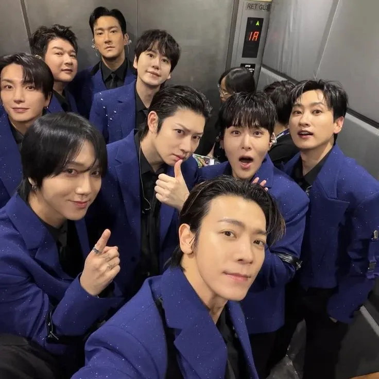 슈퍼주니어의 비하인드 컷