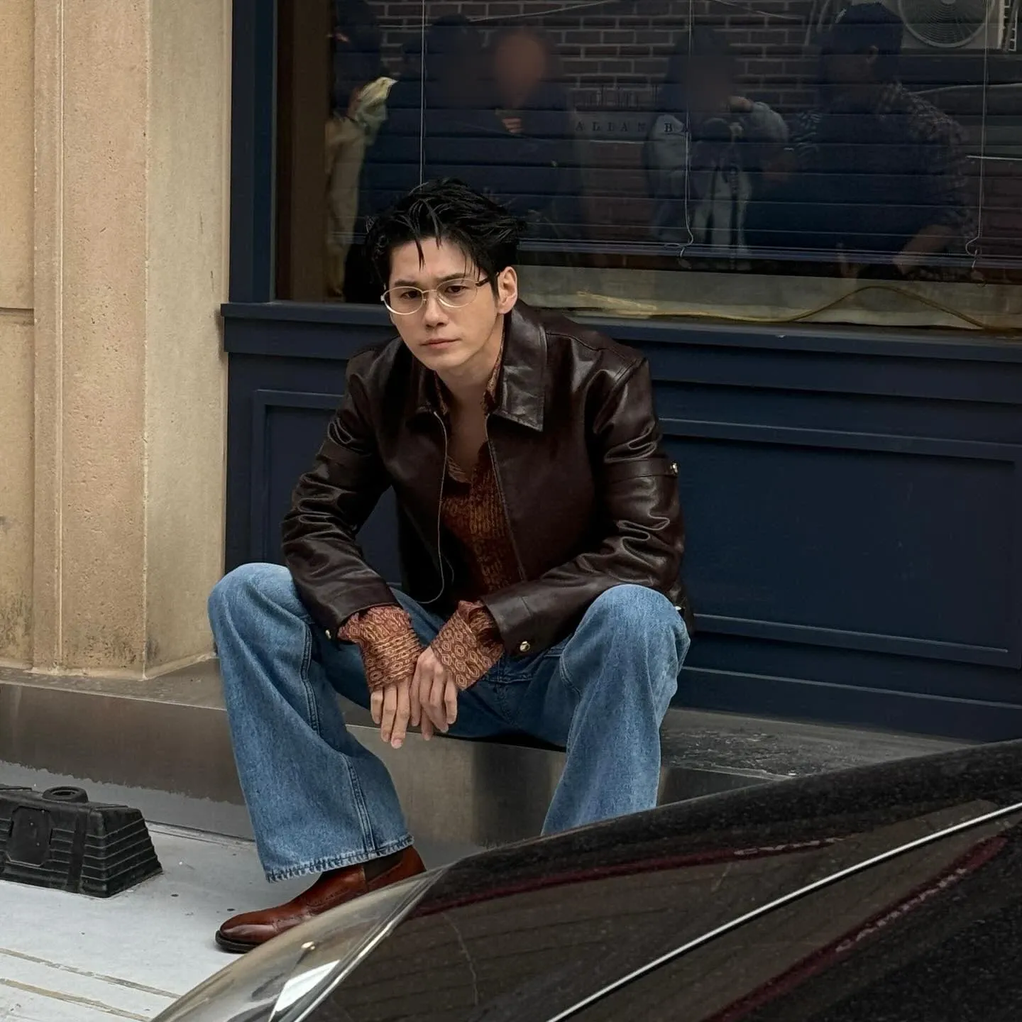 邕聖祐粉絲拍下的瞬間