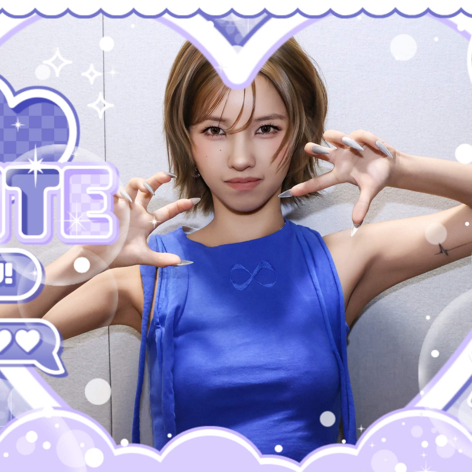 A moment captured by i-dle's fan