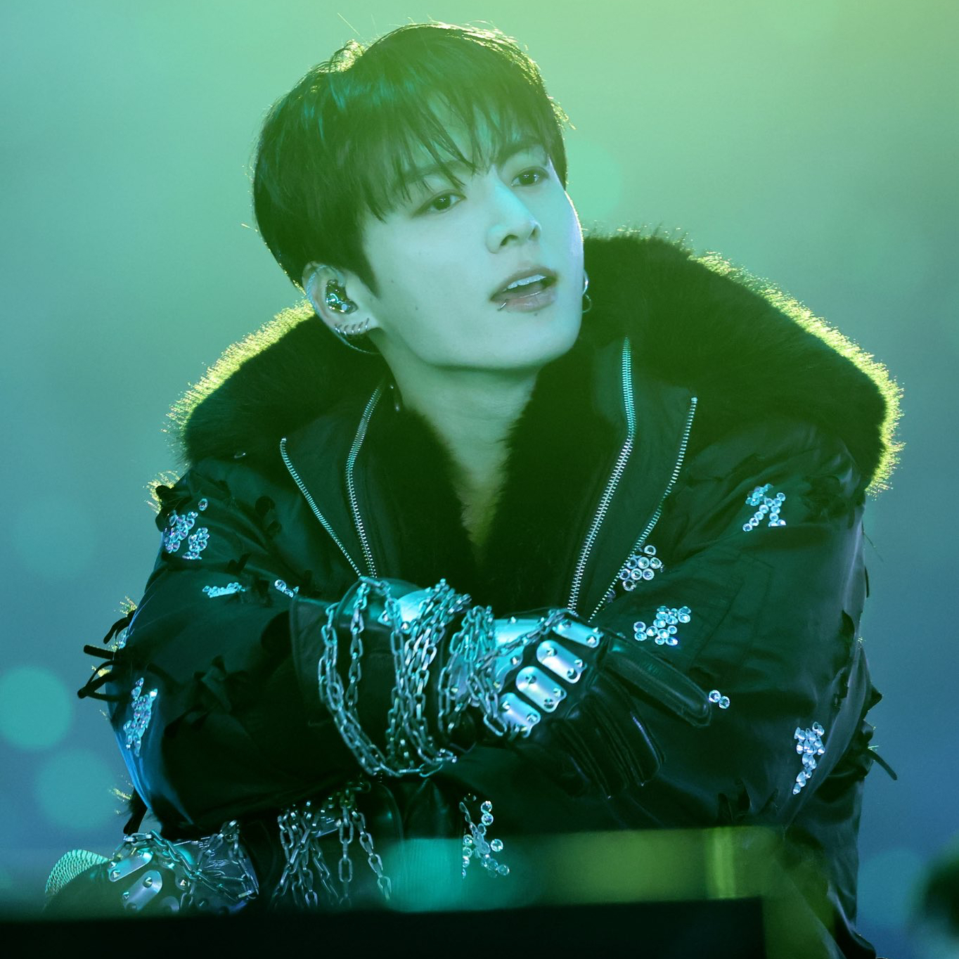 A moment captured by Jungkook (BTS)'s fan