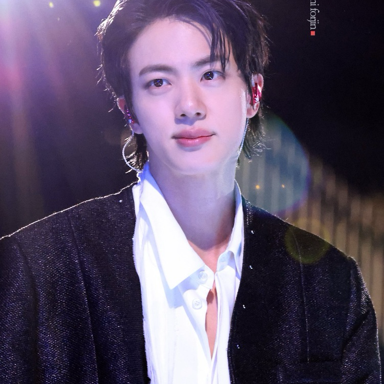 Recent activity shot of Jin (BTS)