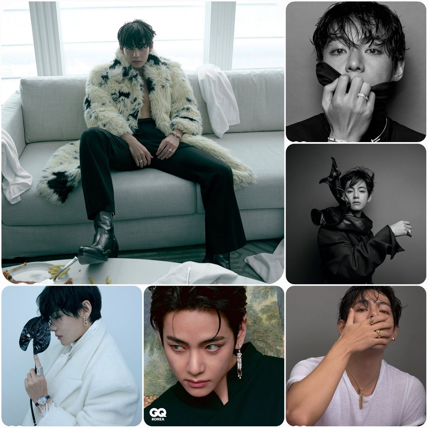 V (防彈少年團)粉絲拍下的瞬間