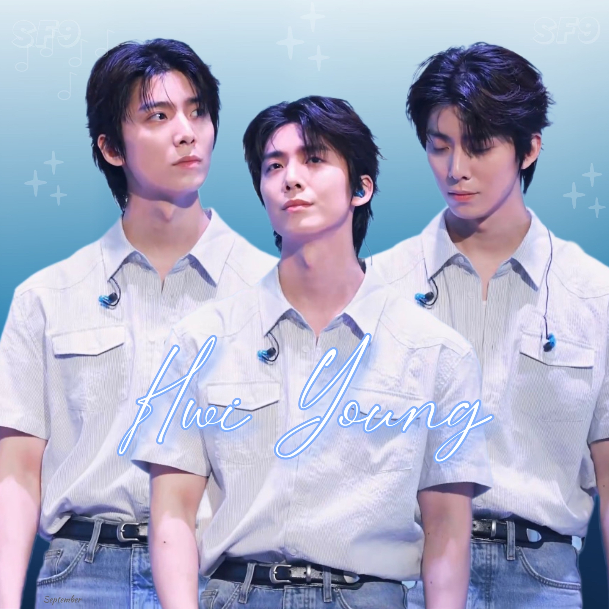 Behind-the-scenes cut of Hwiyoung (SF9)
